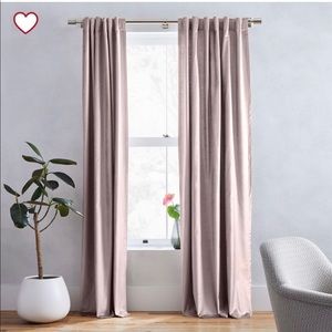 West elm velvet curtains set of 2 panels orig $218